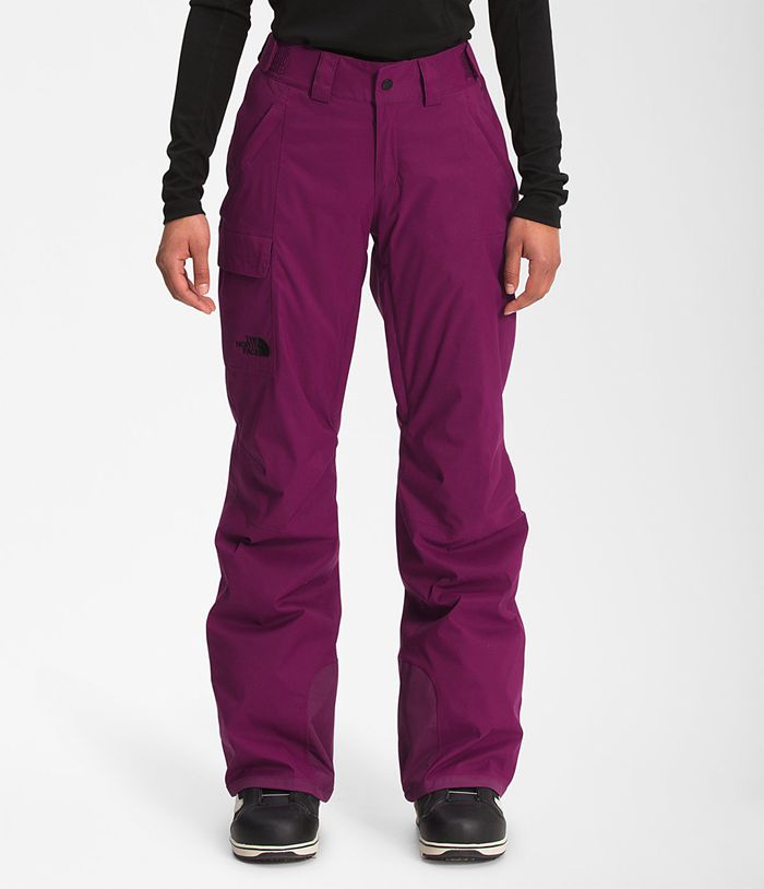 The North Face Snow Pants Freedom Insulated Purple - Womens - Thailand ZNFEM-1347